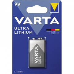 Varta Batterie 6122301401 E-Block 9V 1.200m Ah Lithium,