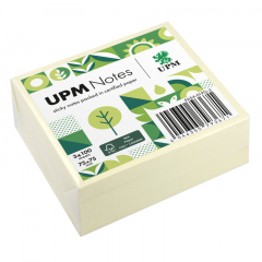 UPM Notes Haftnotiz 5654-01PG-3 75x75mm 100Bl. ge 3St.,