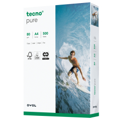 inapa tecno Kopierpapier pure 2100011510 A4 80g 500Bl.,
