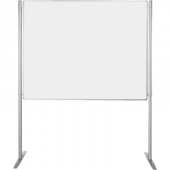 Ultradex Stellwand 747408 150x120cm beids. Whiteboard Stabfuß weiß,