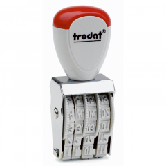 trodat Datumstempel Classic 54216 17x4mm silber,