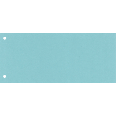 Trennstreifen Kurz 22,5x10,5cm 160g blau 100 St./Pack.,