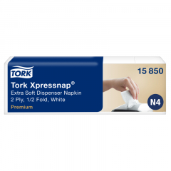 Tork Serviette Xpressnap Extra Soft 15850 2lagig ws 8x1.000 St./Pack.,