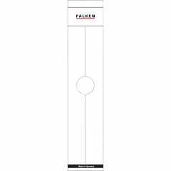 Falken Ordnerrückenschild 11287067 70mm weiß 10 St./Pack.,