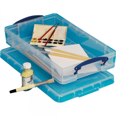 Really Useful Box Aufbewahrungsbox 6C 46,5x8,5x27cm 6l transparent,