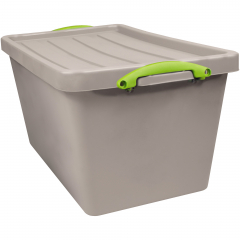 Really Useful Box Aufbewahrungsbox 56RDG 56l nestbar grau,