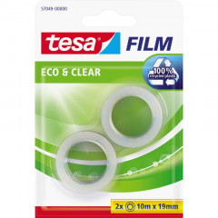 tesa Klebefilm Eco & Clear 57049-00000 19mmx10m 2St.,