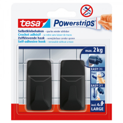 tesa Haken Powerstrips Large 58279-00000 sw 2St,