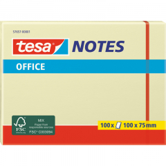 tesa Haftnotiz Office Notes 57657-00001 100x75mm 100Bl. gelb,