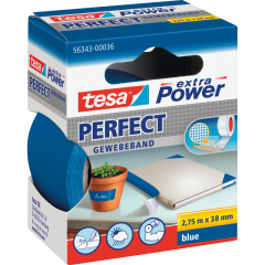 tesa Gewebeband extra Power Perfect 56343-00036 38mmx2,75m blau,