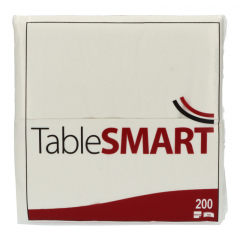 TableSMART Serviette 483054 33x33cm 2lg 1/8Falz ws 200St,