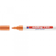 edding Lackmarker 750 4-750006 2-4mm Rundspitze permanent orange,