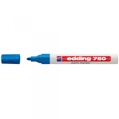 edding Lackmarker 750 4-750-9-010 2-4mm Rundspitze permanent h.blau,