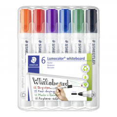 STAEDTLER Whiteboardmarker Lumocolor 351 WP6 sort. 6 St./Pack.,