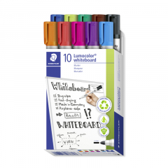 STAEDTLER Whiteboardmarker Lumocolor 351 B10 sort. 10 St./Pack,