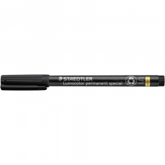 STAEDTLER Spezialmarker Lumocolor 319 S-9 permanent S schwarz,