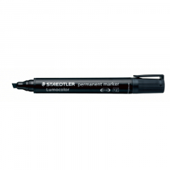 STAEDTLER Permanentmarker Lumocolor 350-9 1-5mm Keilspitze schwarz,