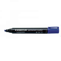 STAEDTLER Permanentmarker Lumocolor 350-3 1-5mm Keilspitze blau,