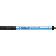 STAEDTLER Folienstift Lumocolor correctable 305 M-9 1mm schwarz,