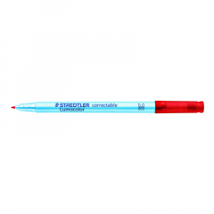 STAEDTLER Folienstift Lumocolor correctable 305 M-2 1mm rot,