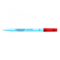 STAEDTLER Folienstift Lumocolor correctable 305 F-2 0,6mm rot,