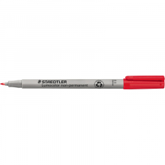 STAEDTLER Folienstift Lumocolor 316-2 0,6mm non-permanent rot,