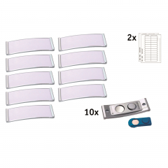 badgepoint Namensschild polar POL20MA66-10DR 68x22mm e.st 10St.,