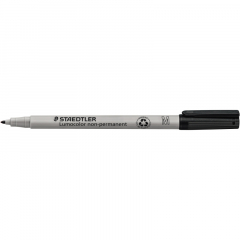 STAEDTLER Folienstift Lumocolor 315-9 1mm non-permanent schwarz,