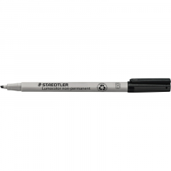 STAEDTLER Folienstift Lumocolor 312-9 1-2,5mm non-permanent sw,