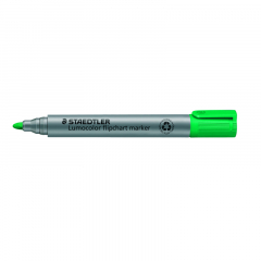 STAEDTLER Flipchartmarker Lumocolor 356-5 2mm Rundspitze grün,