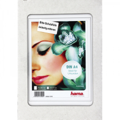 Hama Bilderrahmen Clip-Fix 00061595 21x29,7cm rahmenlos transparent,