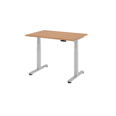 Hammerbacher Schreibtisch VXDSM12/N/S 120x80cm nußbaum,