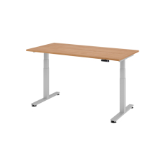 Hammerbacher Schreibtisch VXDSM16/N/S 160x80cm nußbaum,