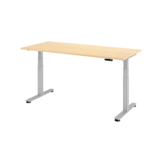 Hammerbacher Schreibtisch VXDSM19/3/S 180x80cm ahorn,