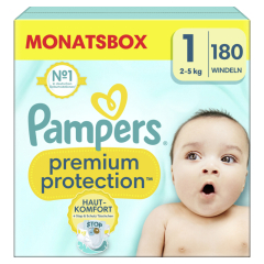 Pampers Windel Premium Protection 40705513 Gr.1 Newborn 180St.,