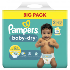 Pampers Windel Baby Dry 8700216263504 Gr.2 Mini 78St.,