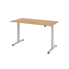 Hammerbacher Schreibtisch VXMST16/E/S 160x80cm eiche,