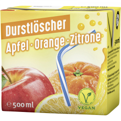 Durstlöscher Apfel-Orange-Zitrone 27576 TetraPak 0,5l 12St,