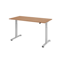 Hammerbacher Schreibtisch VXMST16/N/S 160x80cm nußbaum,