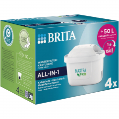 BRITA Filterkartusche MAXTRA PRO 122027 ALL-IN-1 4 St./Pack.,