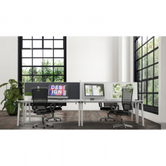 magnetoplan Tischtrennwand VarioPin 1116018 1.600x500mm pink,