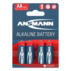 ANSMANN Batterie 5015563 Alkaline Mignon AA LR6 4St.,