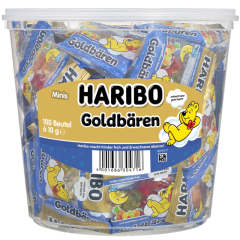 HARIBO Fruchtgummi Goldbären GUTE NACHT 10002249 10g 100St,