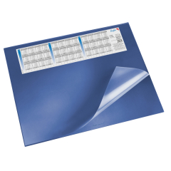 Läufer Schreibunterlage Durella DS 44535 40x53cm m. Vollsichtfolie bl,