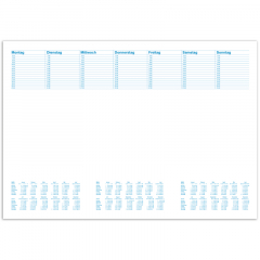 RNK Schreibunterlage Office 46633 480x330mm 30Blatt blanko/Kalender,