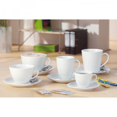 Esmeyer Cappuccinotasse Bistro 52 433-213 ws 6 St./Pack. +Untertasse,