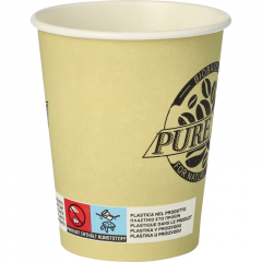 PAPSTAR Becher Pure Joy 87867 0,2l Pappe creme 50 St./Pack.,