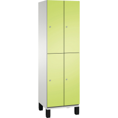 C+P Doppelstockspind 4510120S10014 Füße 4Fächer B600mm lgr/cgn,
