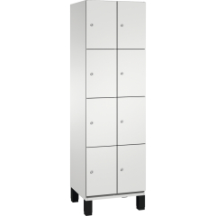 C+P Fächerschrank 4510320S10017 Füße 8Fächer B600mm lgr/lgr,