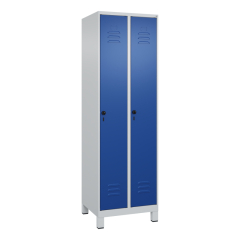 C+P Spind Classic PLUS 2Abteile 1950x600x500mm l.gr/l.bl,